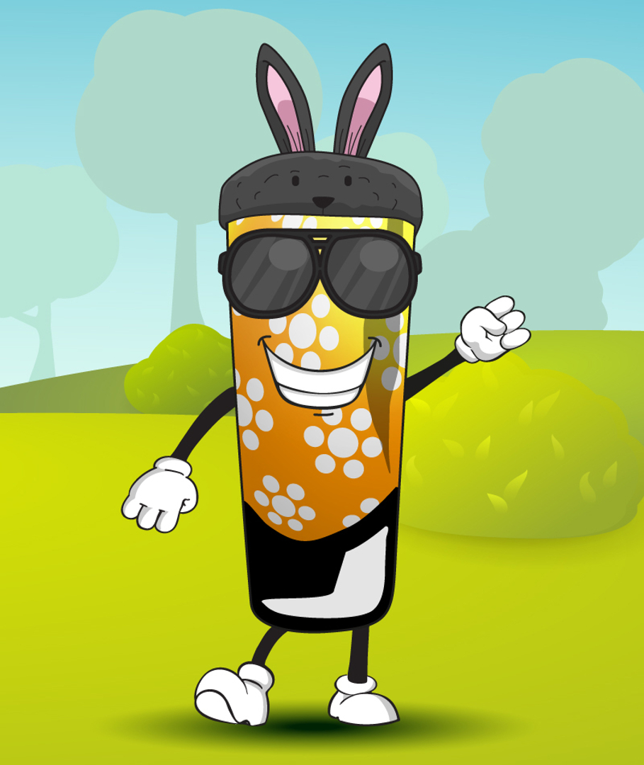 MetaShooters Happy Easter Yellow