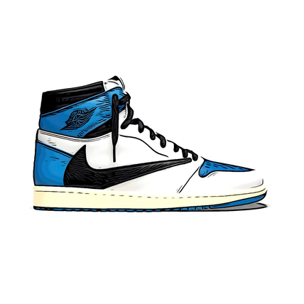 Jordan 1 High Travis Scott Fragment