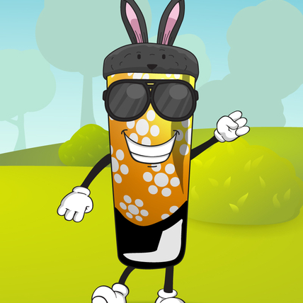 MetaShooters Happy Easter Yellow